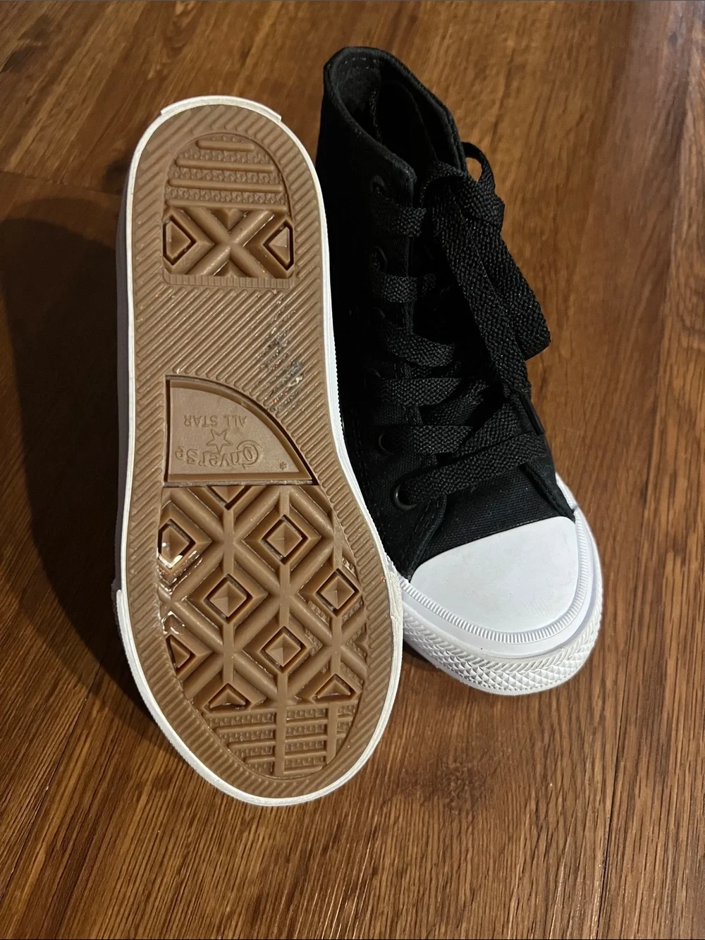 Converse Kids Black & White High-Top Sneakers